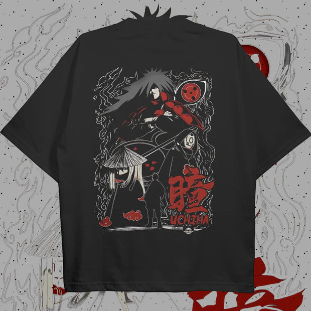 Madara Uchiha T-shirt – Stylish Oversized Anime Apparel