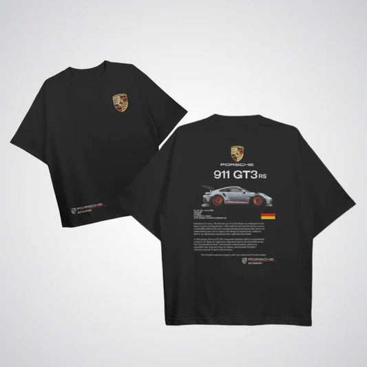 Porsche 911 GT3 T-shirt - Oversized Style for Ultimate Comfort