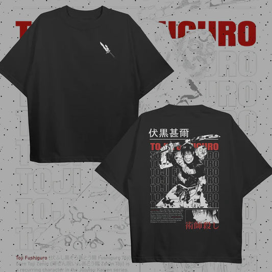 Toji Fushiguro Oversized T-Shirt - Stylish and Comfortable Anime Apparel