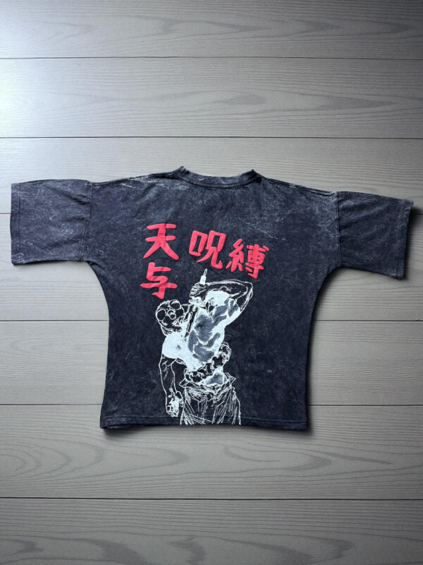 Heavenly Restricted- Washed Drop Shoulder Oversized T-Shirt