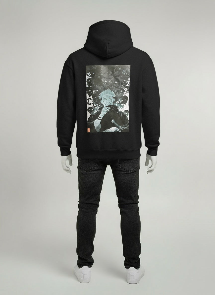Sukuna Oversized Hoodie - Stylish Comfort for Fans